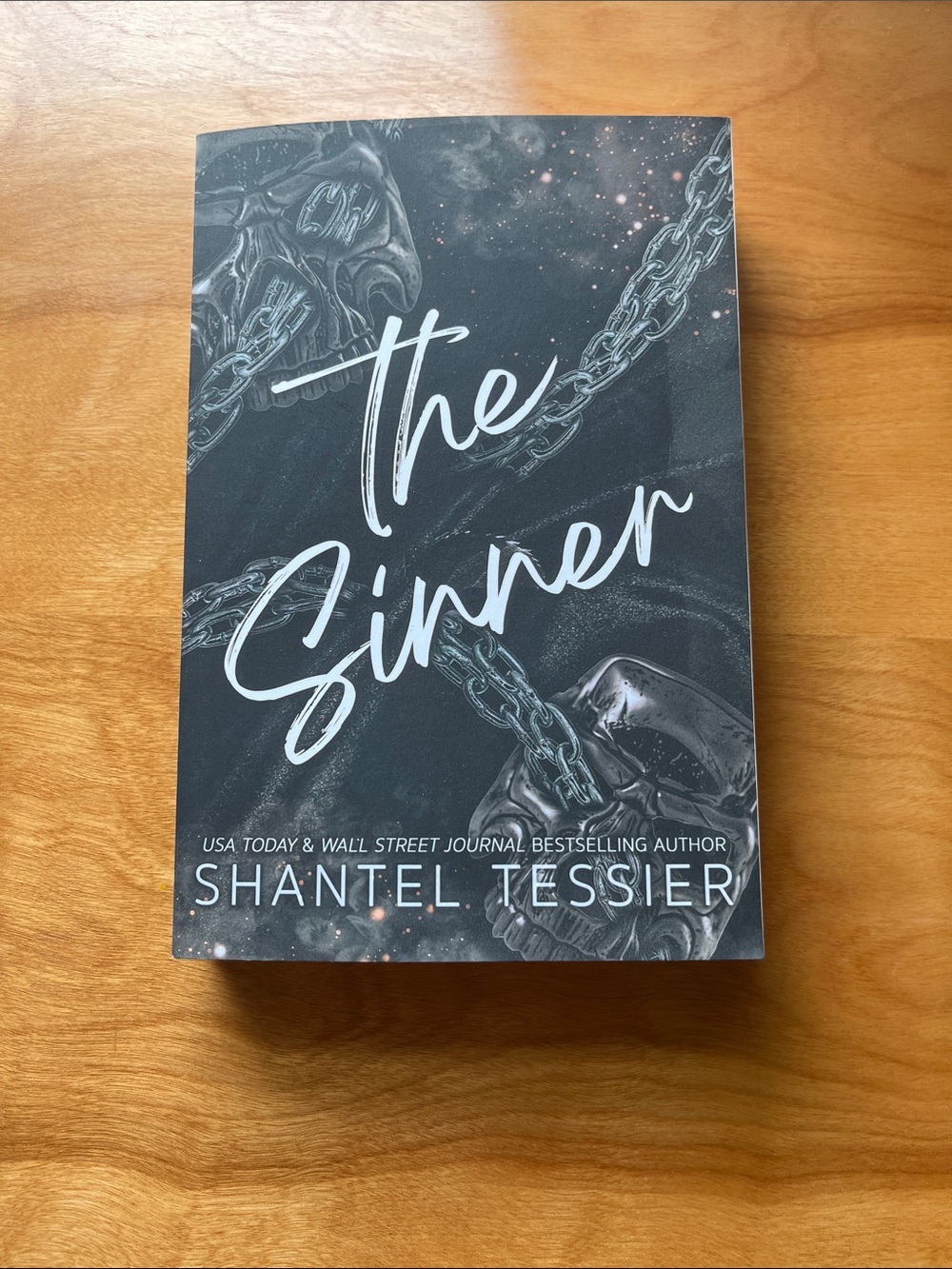 The Sinner by Shantel Tessier - Black & Silver Paperback